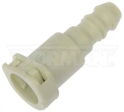 Dorman 800-111 Fuel Line Fitting OE Solutions ™ Quick Connect Barbed End Straight White Nylon
