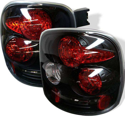 Spyder Automotive 5002105 Tail Light Assembly Uses OE Bulbs Euro Clear Lens Black 