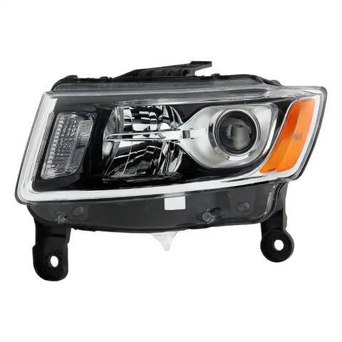 Spyder Automotive 9049637 Headlight Assembly OE Beam Clear Lens With Amber Reflecto