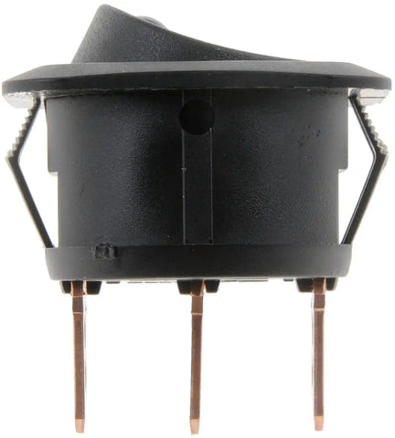 Dorman 84883 Multi Purpose Switch Conduct-Tite ® 12 Volt 25 Amp Max Rocker Round Illuminated Black With Green LED Without Safety Cover