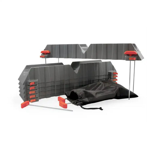 Camco 43071 Sewer Hose Support RhinoFLEX ™ Holds Up To A 20 Foot Hose Nest For Storage Deep Trough Eliminates Need for Support Straps