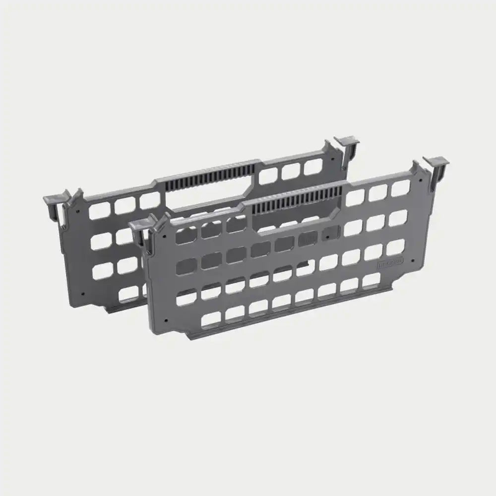 Decked A0082-2DIV-GRY Bed Drawer Divider 8 Inch Height x 19.7 Inch Width Set Of 2 
