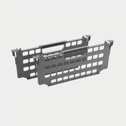 Decked A0082-2DIV-GRY Bed Drawer Divider 8 Inch Height x 19.7 Inch Width Set Of 2 