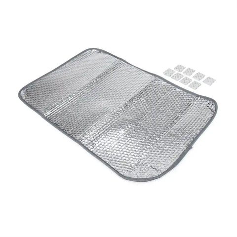 Camco 45167 Window Shade RV Window or RV Door Manual 25-1/4 Inch Width x 16-1/4 Inch Height Reflective Surface