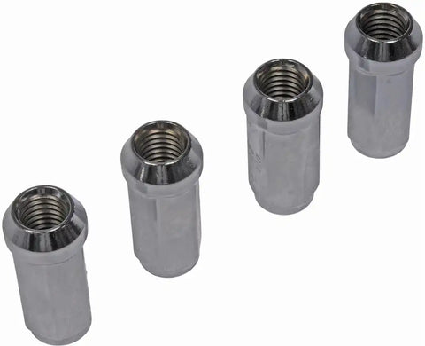 Dorman 711-1005 Lug Nut AutoGrade ™ OE Replacement 14 Millimeter X 2 Thread Size 60 Degree Conical Seat Acorn 1.954 Inch Overall Length 19 Millimeter Hex Size Chrome Plated Steel Set of 4 Carded