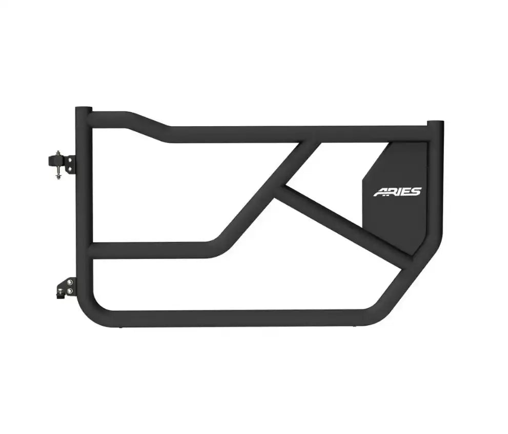 Aries 1500255 Door Tubular Lower Half Powder Coat Black Carbon Steel Set Of 2