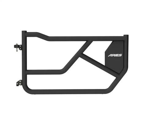 Aries 1500255 Door Tubular Lower Half Powder Coat Black Carbon Steel Set Of 2