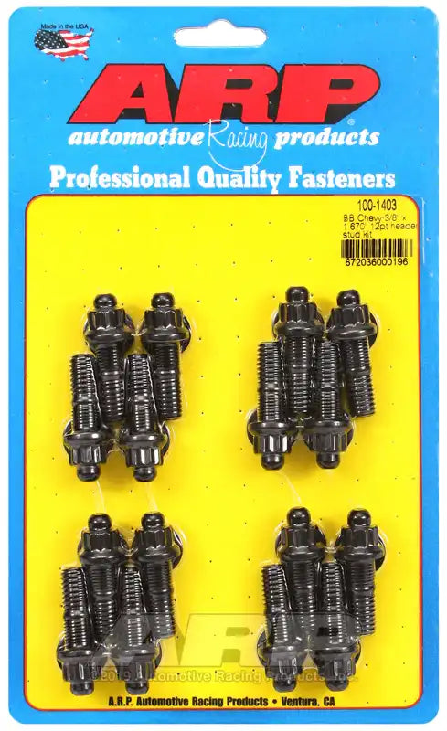 ARP Auto Racing 100-1403 Exhaust Header Stud For Use With Chevy Big Block 12 Point 