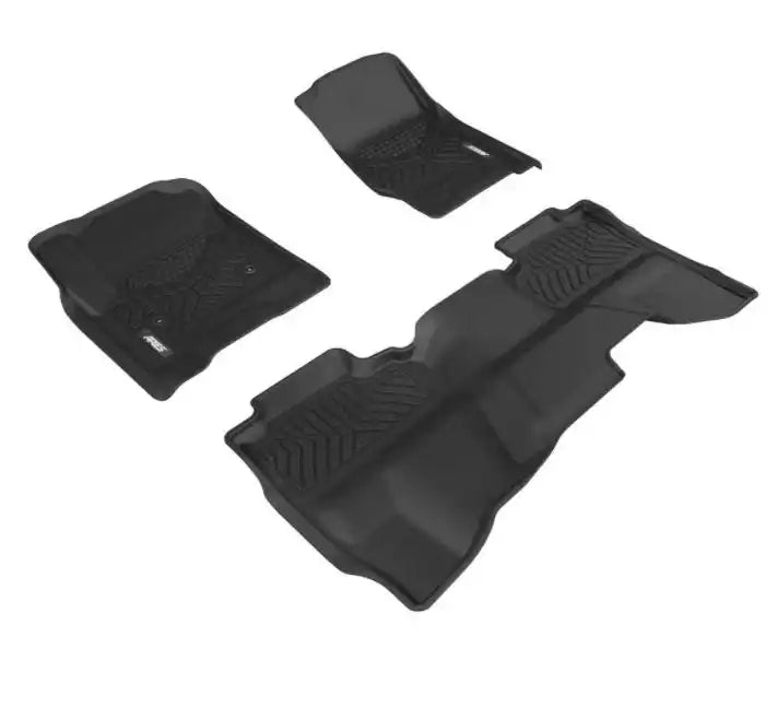 Aries 2800609 Floor Liner StyleGuard XD  Molded Fit Integrated Channels Black T