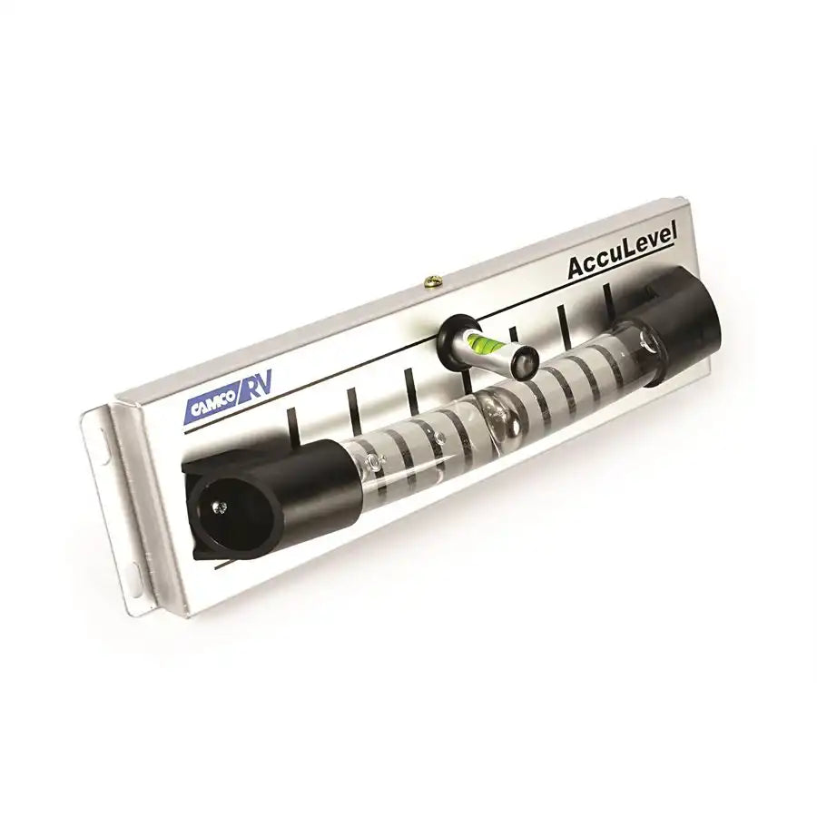 Camco 25563 RV Level Bubble Type Side-to-Side and Front- to-Rear Leveling Screw On Mount Single