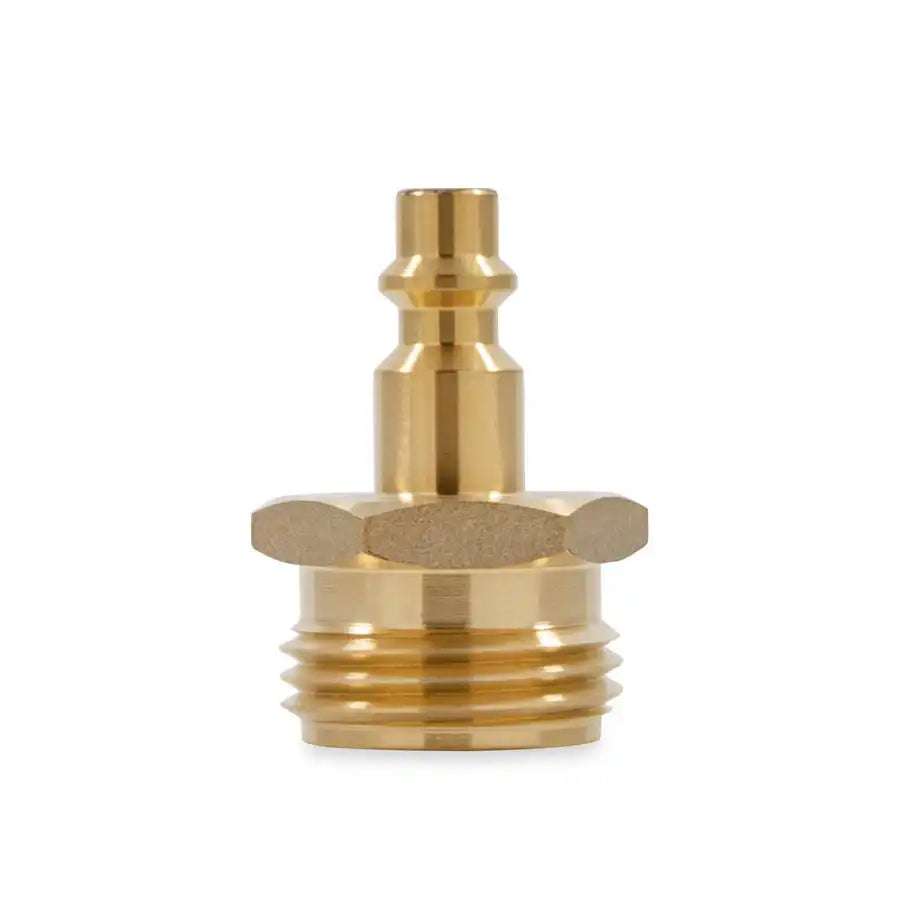 Camco 36143 Water System Blow Out Plug Quick Connect Fitting Brass