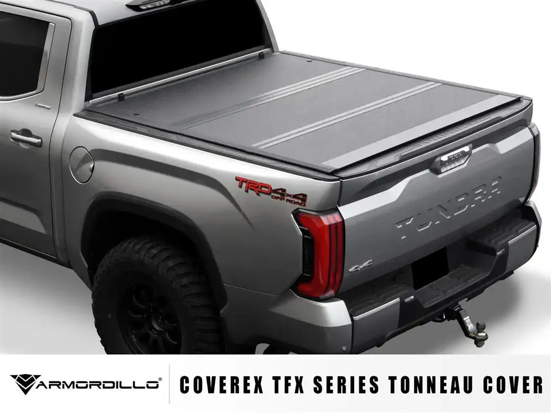 Armordillo 7163041 Tonneau Cover CoveRex TFX Series Hard Folding Low Profile 2 Fo