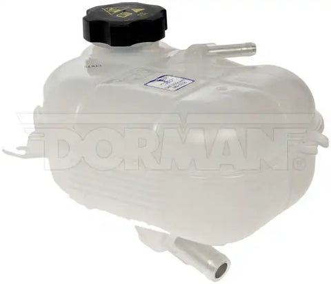 Dorman 603-378 Coolant Reservoir OE Solutions ™ OE Replacement 1.1 Liter Capacity White Plastic With Mounting Bracket And Black Spring Loaded Twist Cap 8.44 Inch Length x 4.03 Inch Height Single