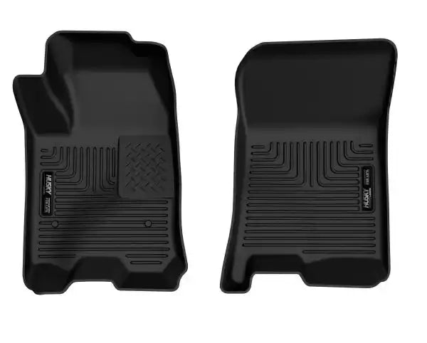 Husky Liner 54961 Floor Liner X-act Contour Molded Fit Raised Ridge Black TPE (