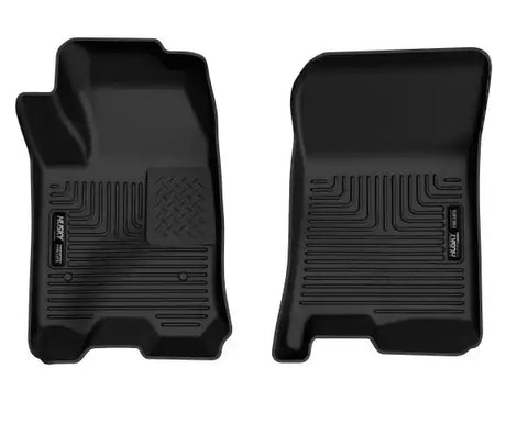 Husky Liner 54961 Floor Liner X-act Contour Molded Fit Raised Ridge Black TPE (