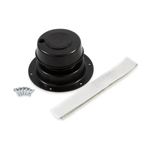 Camco 40138 Sewer Vent Replace-All OEM Replacement Black With Vent/ Cap/ Hardware and Putty Tape