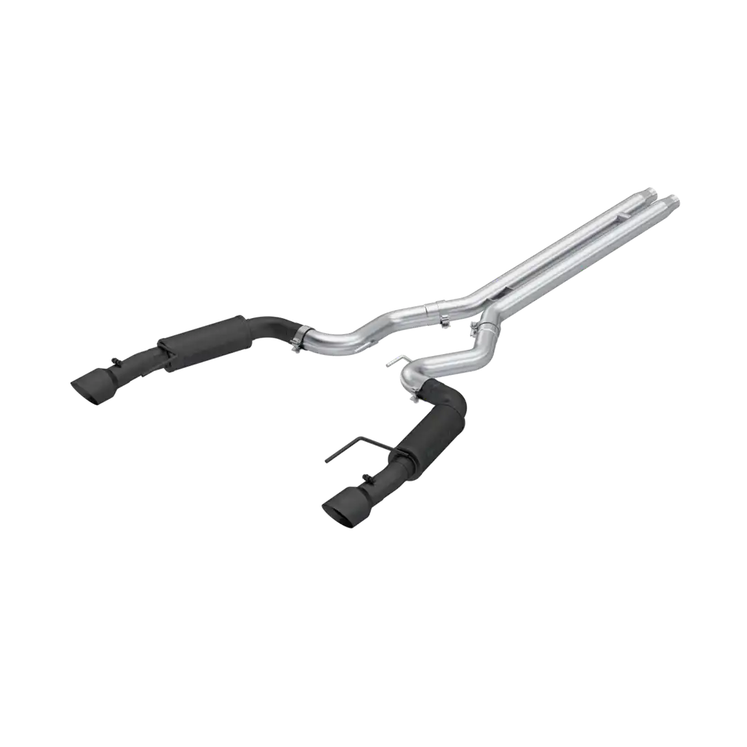 MBRP S7253BLK Exhaust System Kit Armor Black Series Cat Back System Black Coated Al