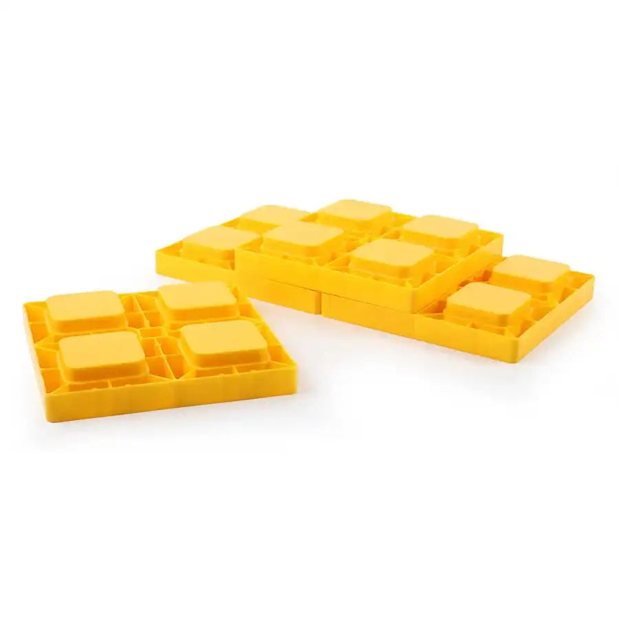 Camco 44501 Leveling Block Use to Level RV While Parked Interlocking Blocks 8-1/4 Inch Length x 8-1/4 Inch x 1 Height 4000 Pound Capacity