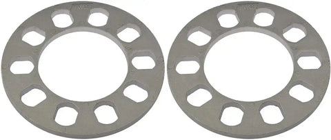 Dorman 711-914 Wheel Spacer AutoGrade ™ 5 x 4.5 Inch Primary Bolt Pattern 0.326 Inch Thick Slide Over Mount 89.5 Millimeter Bore Diameter Silver Aluminum Set of 2