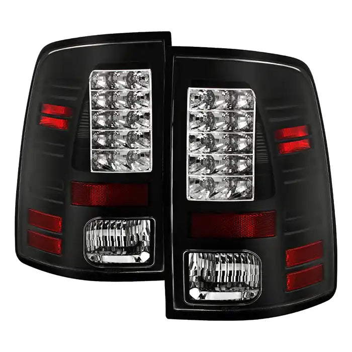 Spyder Automotive 5077530 Tail Light Assembly LED Clear Lens Black Housing Uses O