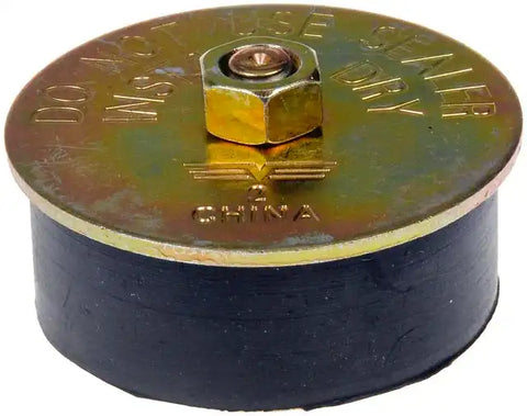 Dorman 02607 Expansion Plug AutoGrade ™ Rubber Plug With Steel Plate 2 Inch Plug/ Seals 2 Inch - 2-1/8 Inch Holes Single