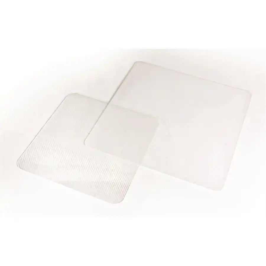 Camco 43790 Microwave Cooking Cover Flat Cover Allows Venting While Cooking One 7 Inch x 7 Inch and One 9 Inch x 9 Inch Polypropylene