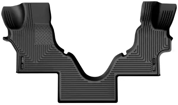 Husky Liner 18791 Floor Liner WeatherBeater Molded Fit Raised Ridge Black TPO (