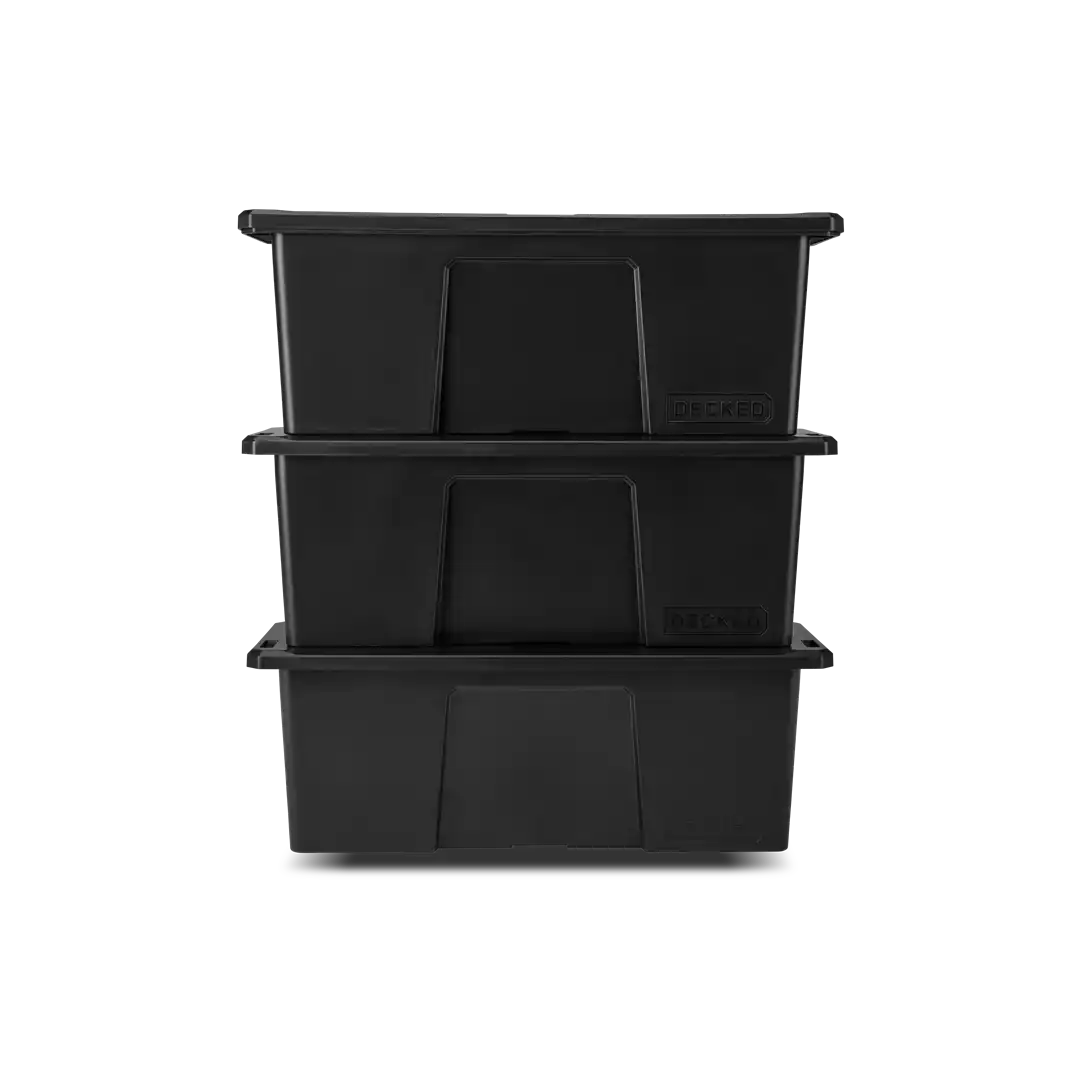 Decked A0040-DBIN-BLK Tool Box D-co Bin 32 Portable For Use In Decked System Drawe