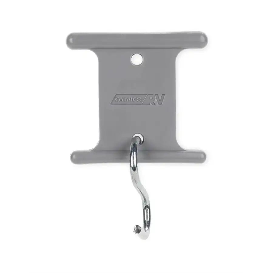 Camco 42693 Party Light Holder Awning Roller Bar Mounted Tab With Hook Plastic Clip