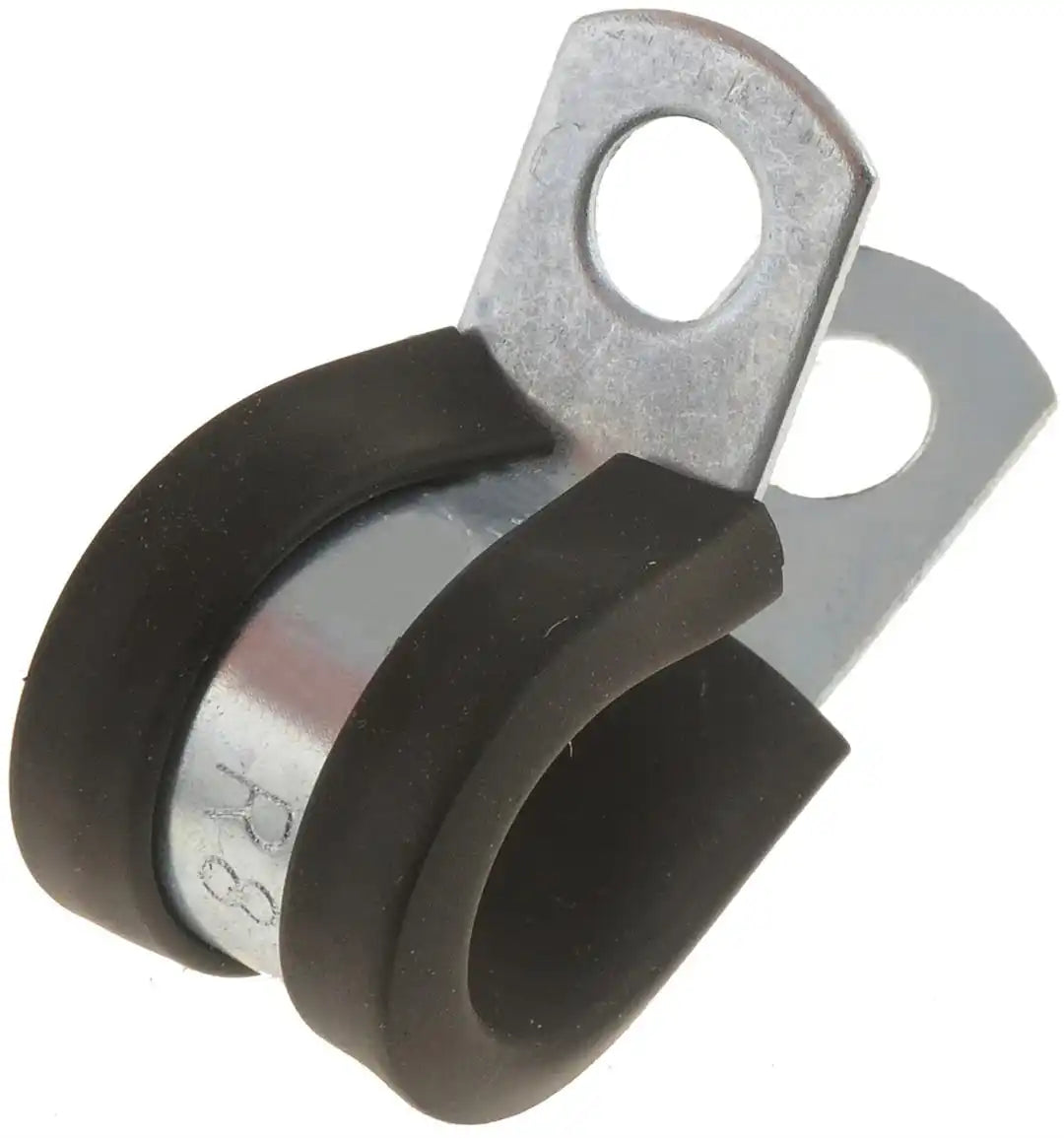 Dorman 86103 Cushion Clamp Conduct-Tite ® Fits Upto 1/2 Inch Cable Natural/ Zinc Plated Metal Set Of 2