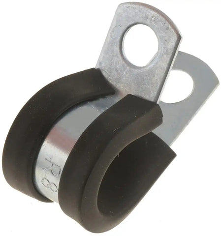 Dorman 86103 Cushion Clamp Conduct-Tite ® Fits Upto 1/2 Inch Cable Natural/ Zinc Plated Metal Set Of 2