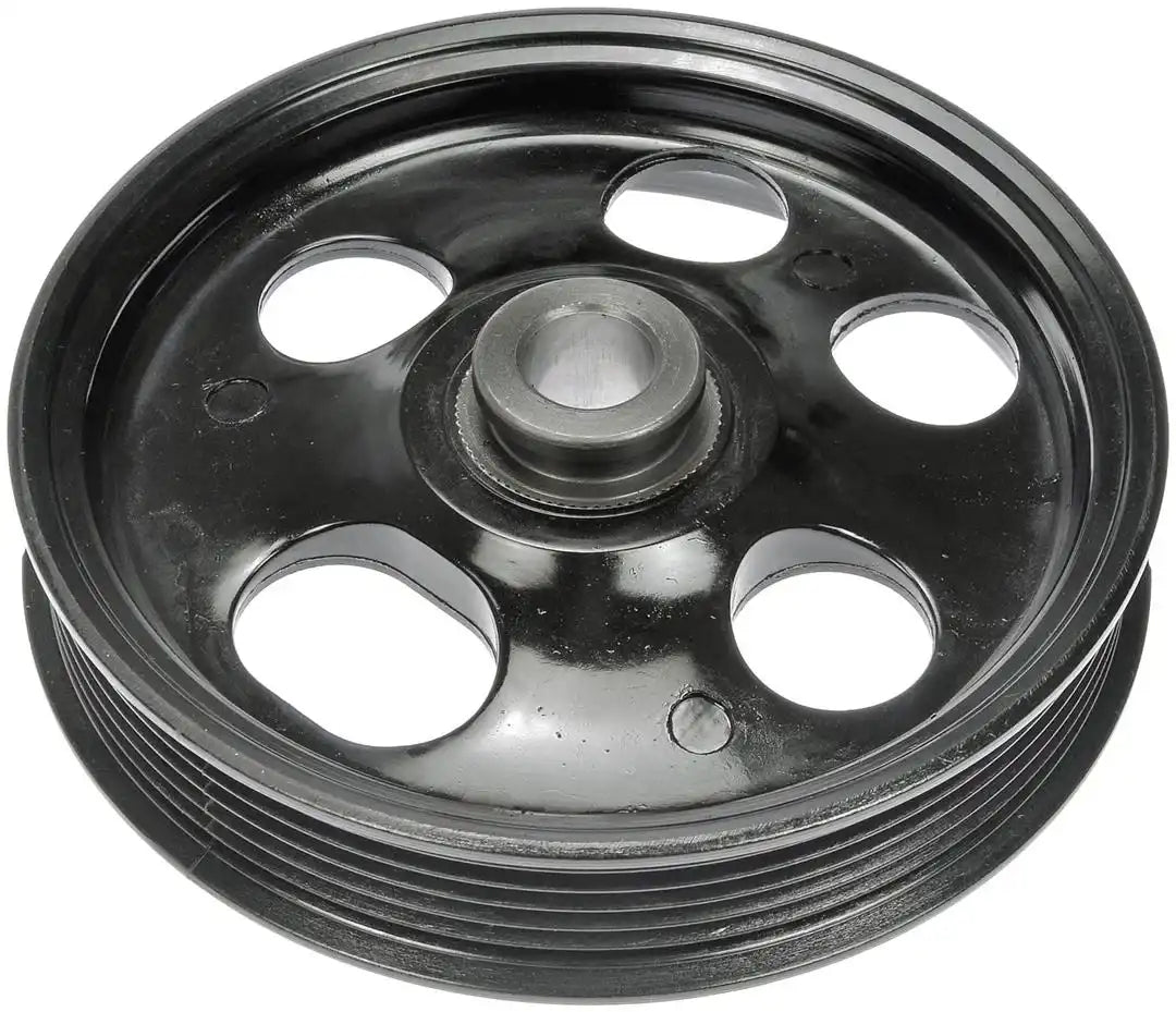 Dorman 300-008 Power Steering Pump Pulley OE Solutions ™ OE Replacement 6 Groove Serpentine Belt Black Composite
