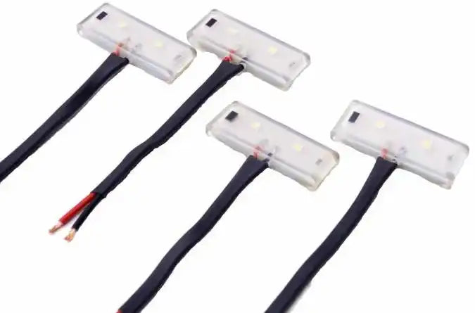 Amp Research 10-75144-01A Running Board Light Kit LED Clear Light Kit Only With 4