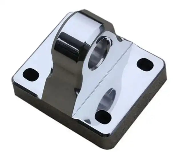 All Sales 8805P D-Ring Mount Polished Single