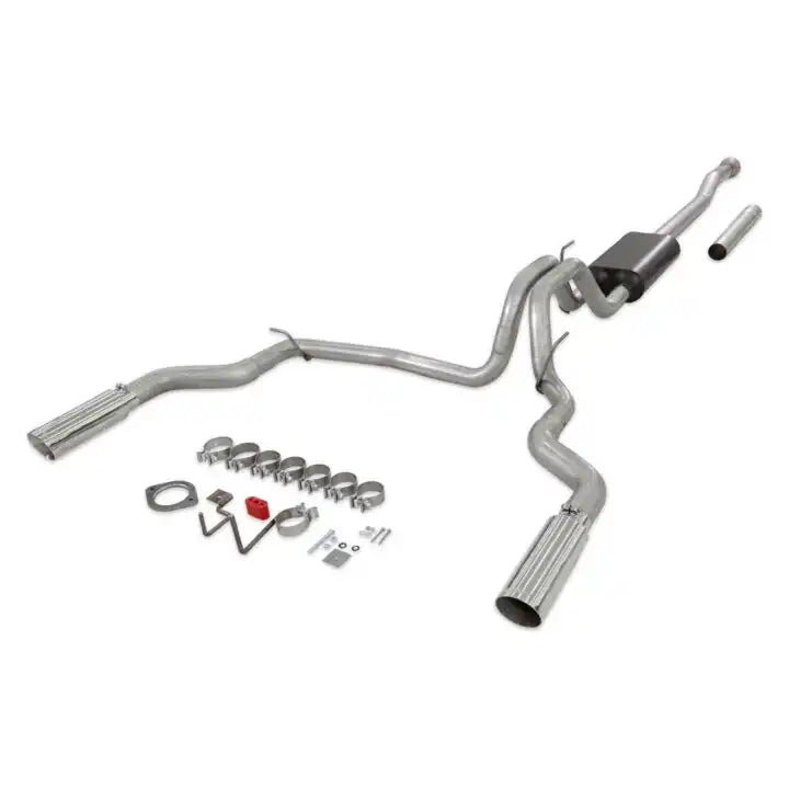 Flowmaster 818148 Exhaust System Kit Force II  Cat Back System 409S Stainless Stee