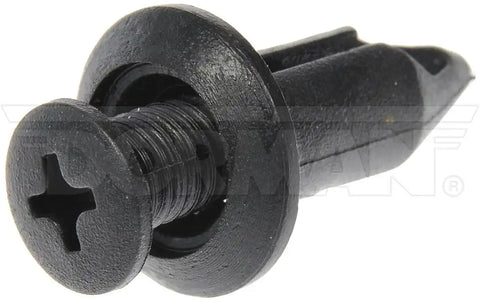 Dorman 961-060D Bumper Cover Retainer OE Solutions ™ OE Replacement Screw Rivet Black Plastic Clamshell Package Pack Of 2
