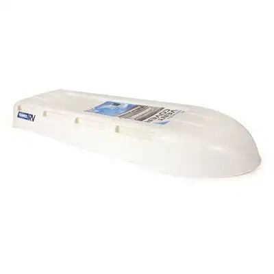 Camco 42160 Refrigerator Vent Cover For Dometic/ Camco and Newer Norcold Bases Polar White Plastic Vent Cover Only Without Solar Panel