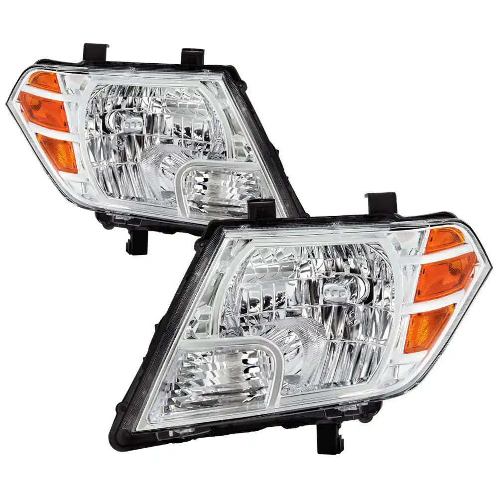 Spyder Automotive 9049446 Headlight Assembly OE Beam Clear Lens With Amber Reflecto