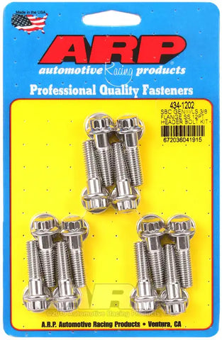 ARP Auto Racing 434-1202 Exhaust Header Bolt For Use With Chevy LS V8 Engines M8 Th