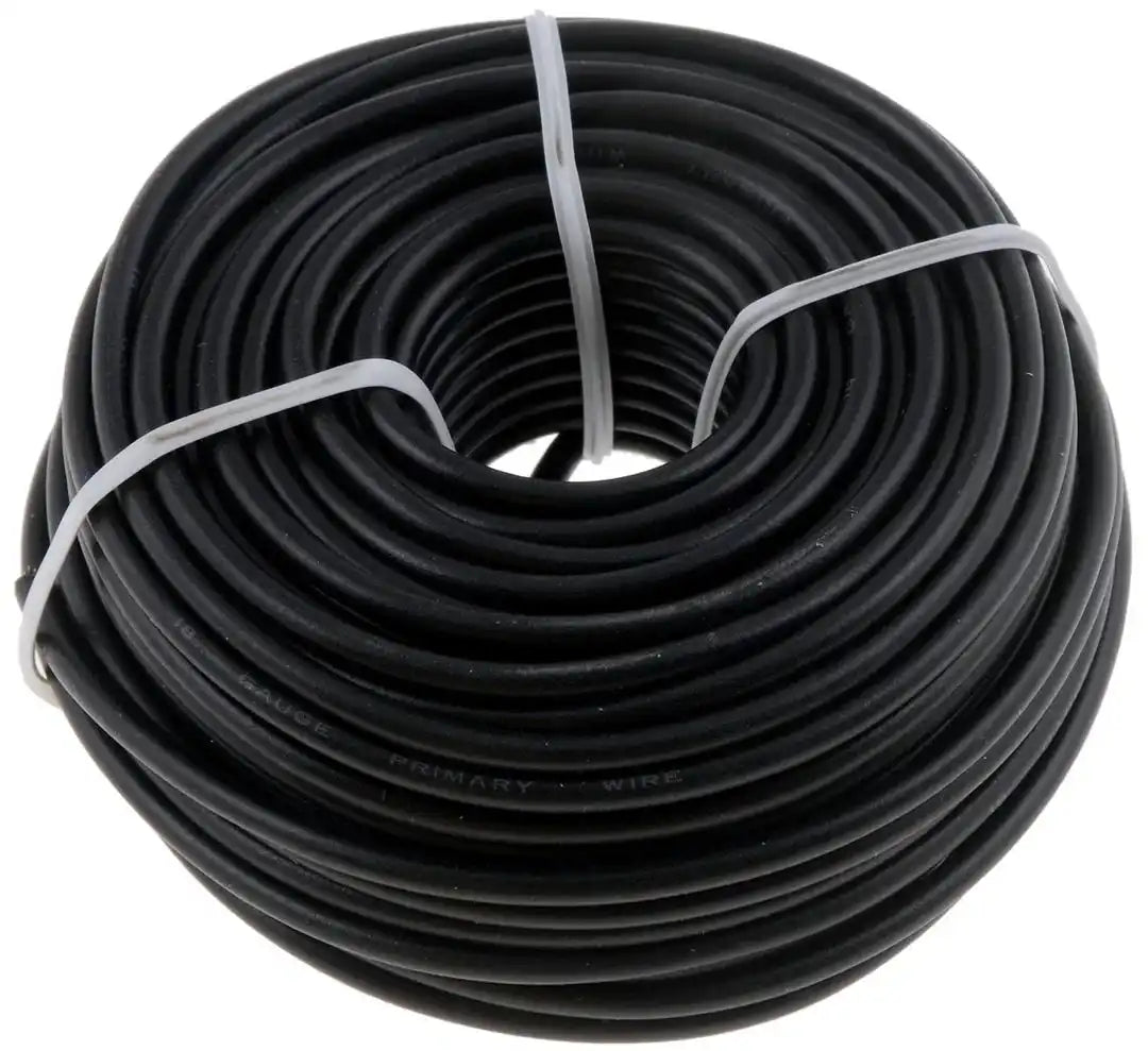 Dorman 85734 Primary Wire Conduct-Tite ® OE Replacement Stranded Conductor 18 Gauge Black 40 Feet Length Copper Conductor/ PVC Insulation