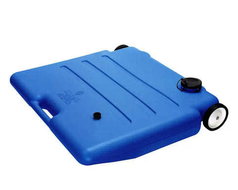 Barker Mfg. 28508 Portable Waste Holding Tank TOTE-ALONG 15 Gallon Tank 2 Wheel De