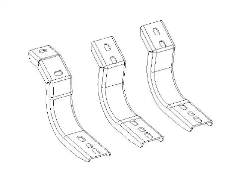 Go Rhino 6844325 Nerf Bar Component Component For Go Rhino Part Numbers 104443280PS/