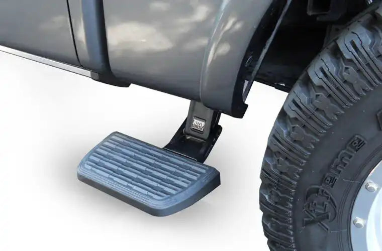 Amp Research 75420-01A Truck Step BedStep 2  Side Mounted Single Flat Step 300 