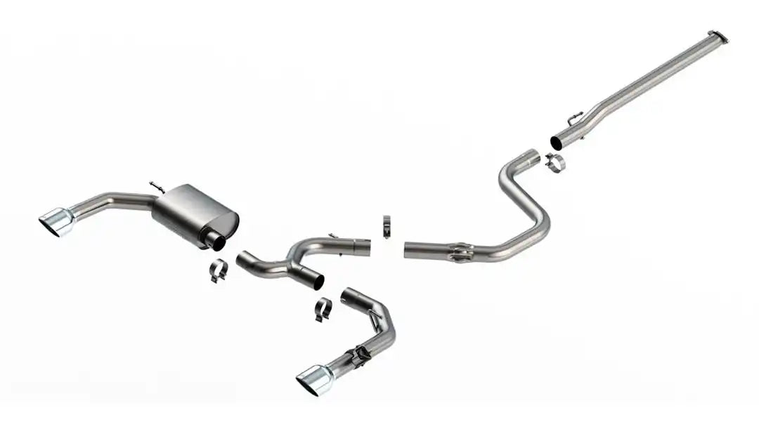 Borla 140925 Exhaust System Kit ATAK  Series Cat Back System T-304 Stainless Steel