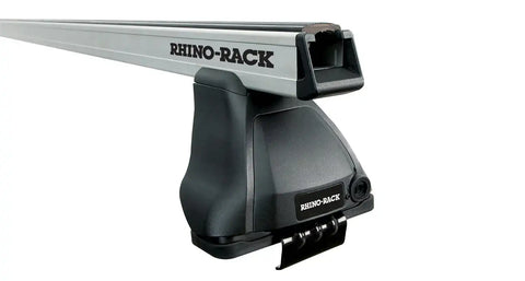Rhino-Rack JA6162 Heavy Duty 2500 Silver 1 Bar Roof Rack (Front)
