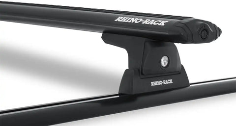 Rhino-Rack JA8129 Vortex RLT600 Trackmount Black 2 Bar Roof Rack