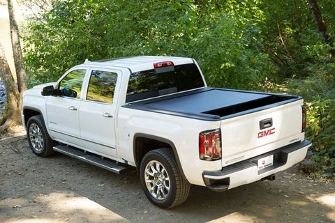 Pace Edwards KMNA14A40 - UltraGroove® Metal Tonneau Cover Kit Incl. Canister/Rails Retractable Black