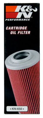 K&N KN-650 Powersports Cartridge Oil Filter