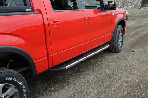 Dee Zee DZ16412 Tubes - 6 Oval Black Tread Aluminum