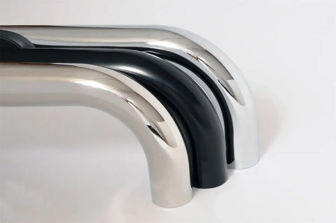 Dee Zee DZ373331 Tubes-3in. Round Black Steel